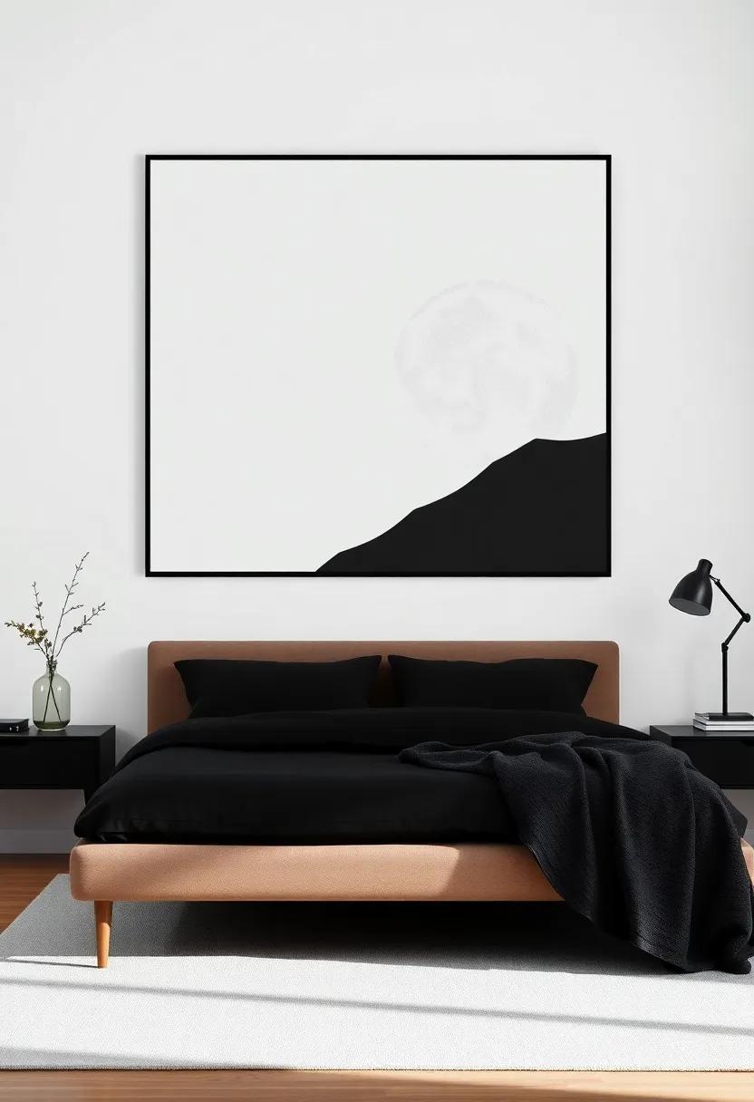 Statement Silhouettes:​ Make an impact ⁤with abstract ​silhouettes that create striking​ contrasts and lend an air​ of mystery to⁢ your room