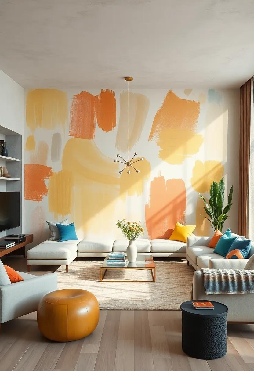Bold Brushstrokes: Capture the spontaneity ⁢of art with expressive⁤ brushstroke patterns that bring movement and ⁢energy to your walls