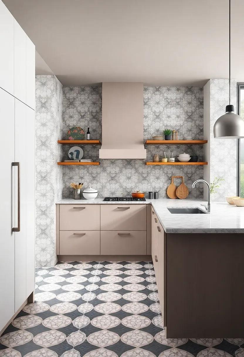 Playful‍ Patterns and Textures for an Eclectic Kitchen Design