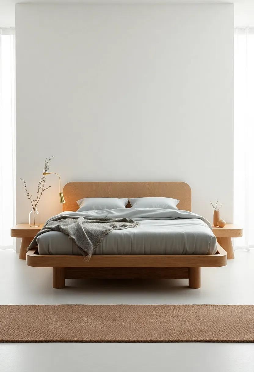 The Nature's Embrace: crafted with organic materials and infused with natural scents, this bed encourages a tranquil sleep environment linked to nature's calming effects