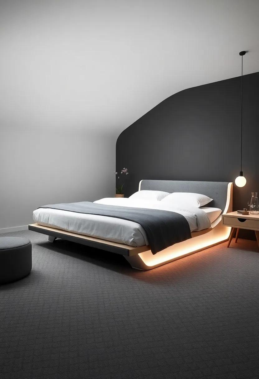 The SmartSleep: Incorporating smart technology, this bed adjusts to your sleep patterns, enabling personalized settings that adapt to your body's needs throughout the night