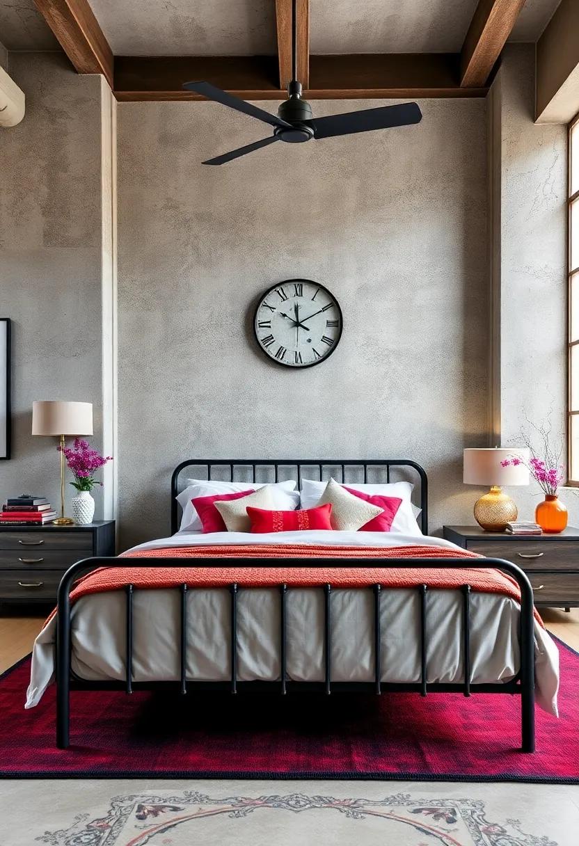 Chic Industrial Set: Infuse your space with edgy sophistication using this affordable industrial-style bedroom set, featuring a metal bed frame and complementary accessories that make a bold statement