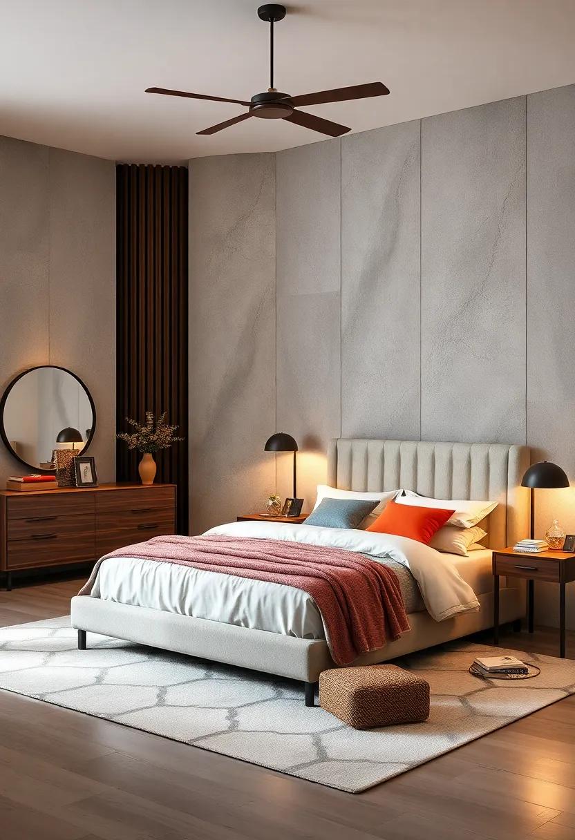 Contemporary Comfort Ensemble: Prioritize comfort and style with this modern furniture collection that features plush materials and ergonomic designs, ensuring a restful night’s sleep