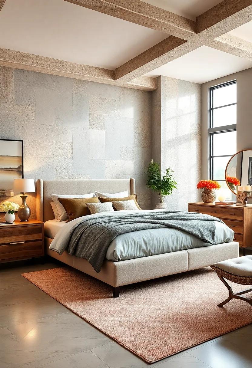 Textured Treasures Collection: Discover the beauty of layered textures with this thoughtfully designed bedroom set, incorporating various materials for a unique and inviting touch