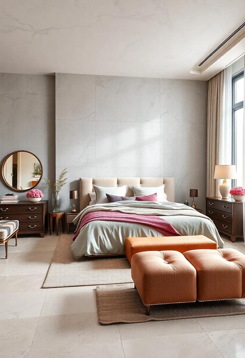 understated Luxury Suite: Enjoy the subtle opulence of this understated collection,which boasts rich textures and elegant silhouettes—a perfect addition to any bedroom