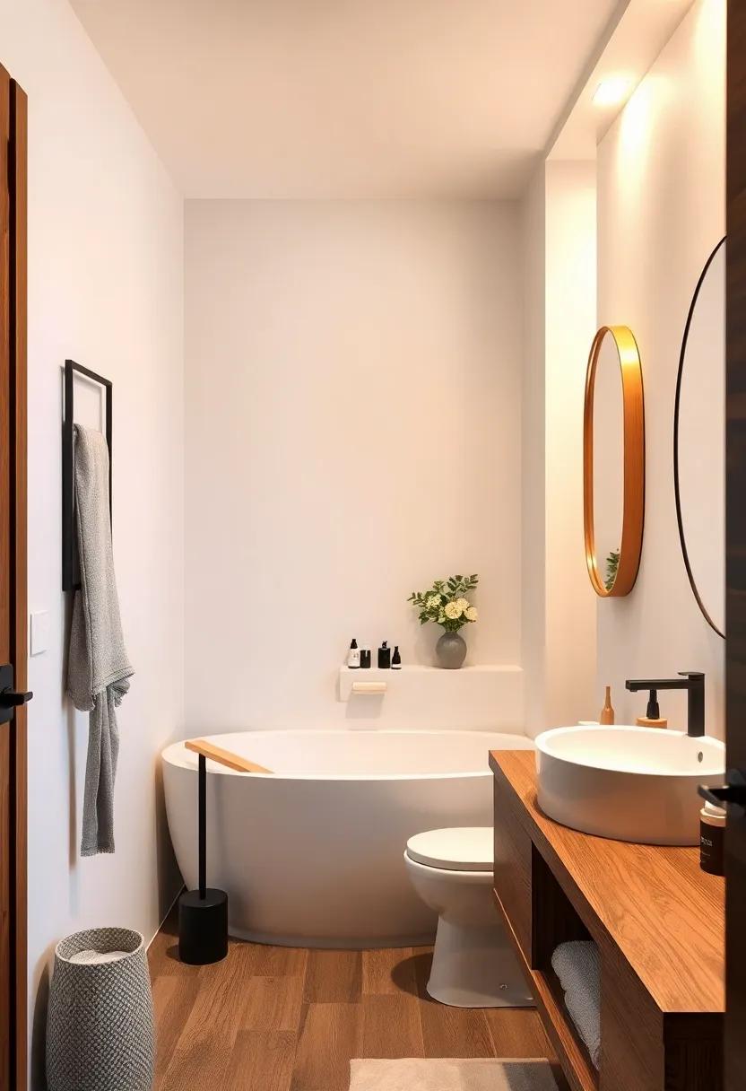 Essential Oil Diffuser: Enjoy aromatherapy in your bathroom with an elegant diffuser that elevates your self-care routines