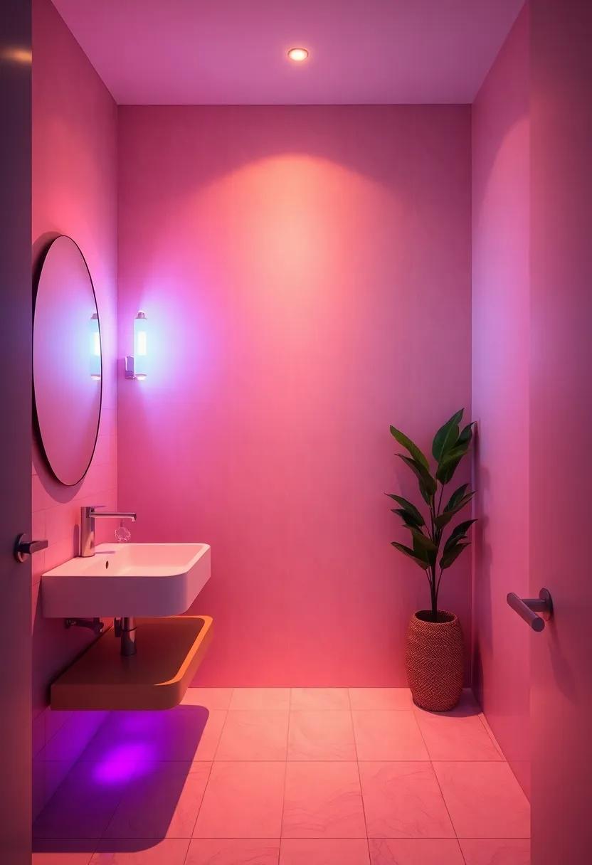 Color-Changing LEDs: Use color-changing LED lights for versatility, allowing you to set the mood based on your needs and desires
