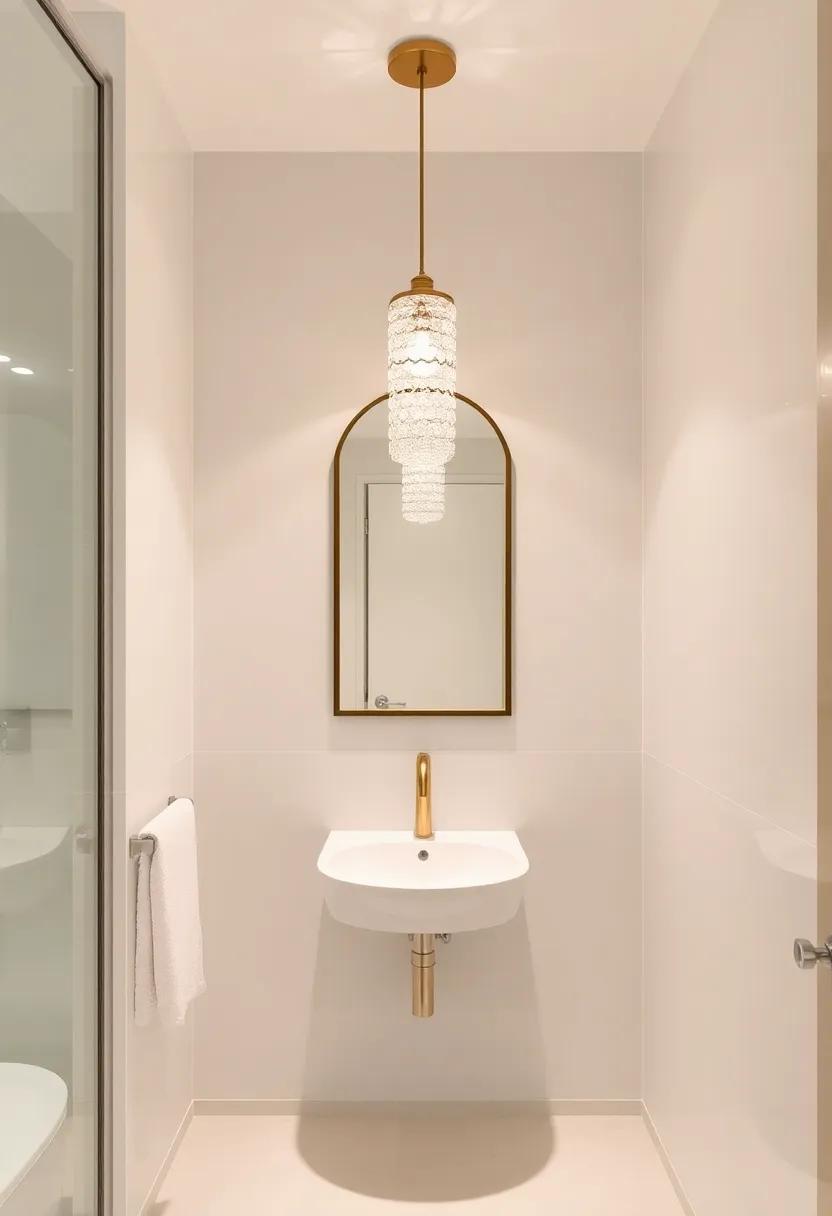 Crystal Accents: Add crystals to your lighting fixtures for an elegant flair that sparkles and elevates the aesthetics of your bathroom