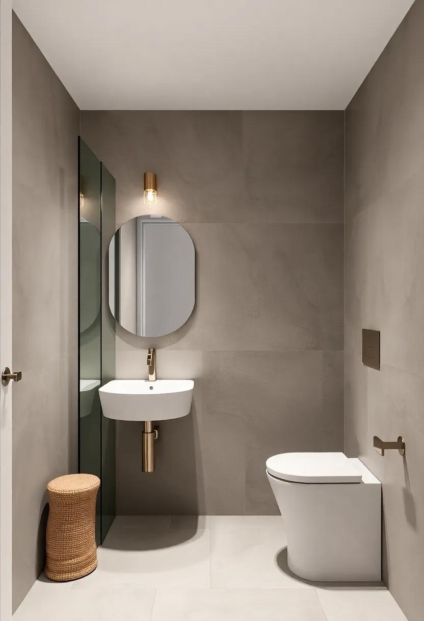 Embrace Minimalism: Discover how sleek, simple fixtures can elevate a small bathroom without overwhelming the space