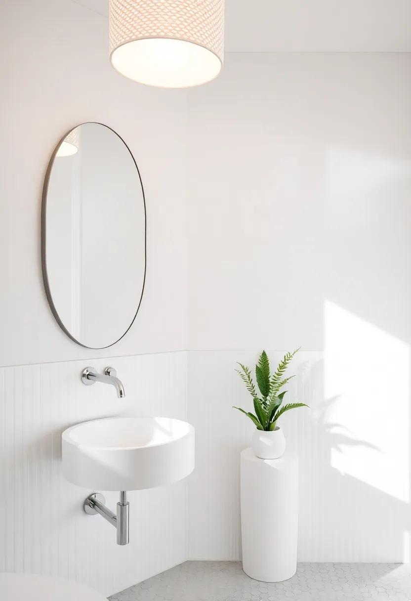 Play with Patterns: Choose patterned shades or lighting installations to introduce visual interest and texture to the space