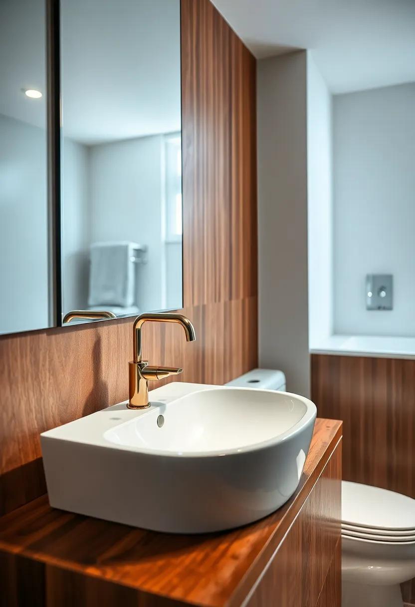 Upgraded Faucet Set: Modernizing your faucet can instantly transform the look of your sink and add a touch of luxury