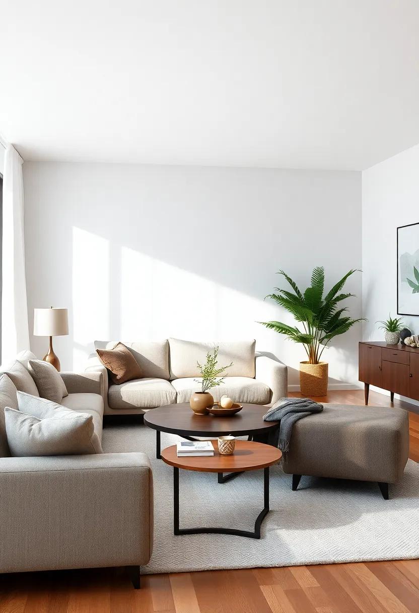 Crafting a Cozy Sanctuary with Plush Sofas and Textured Fabrics