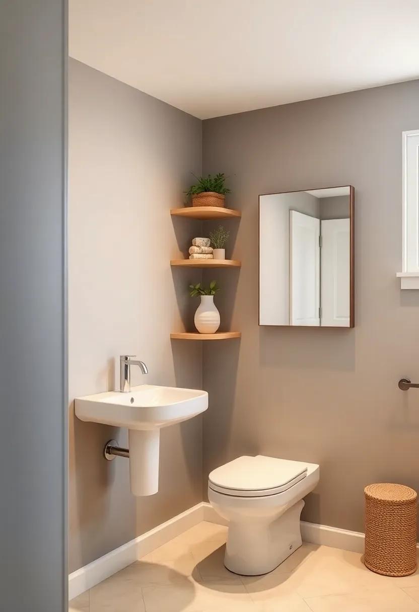 Creative Corner Shelves to Elevate Storage and Aesthetics in Small Bathrooms
