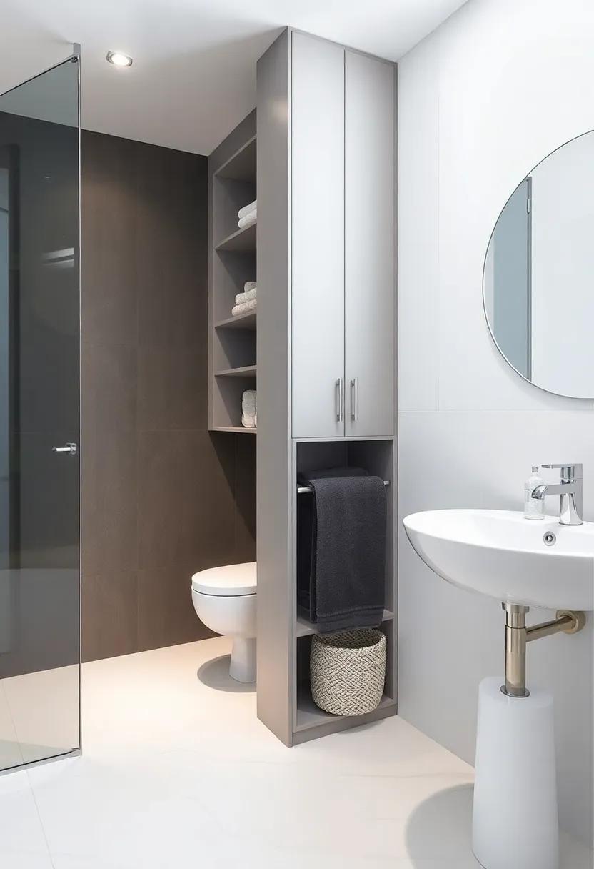 hidden Compartments for Merging Functionality with Bathroom Décor