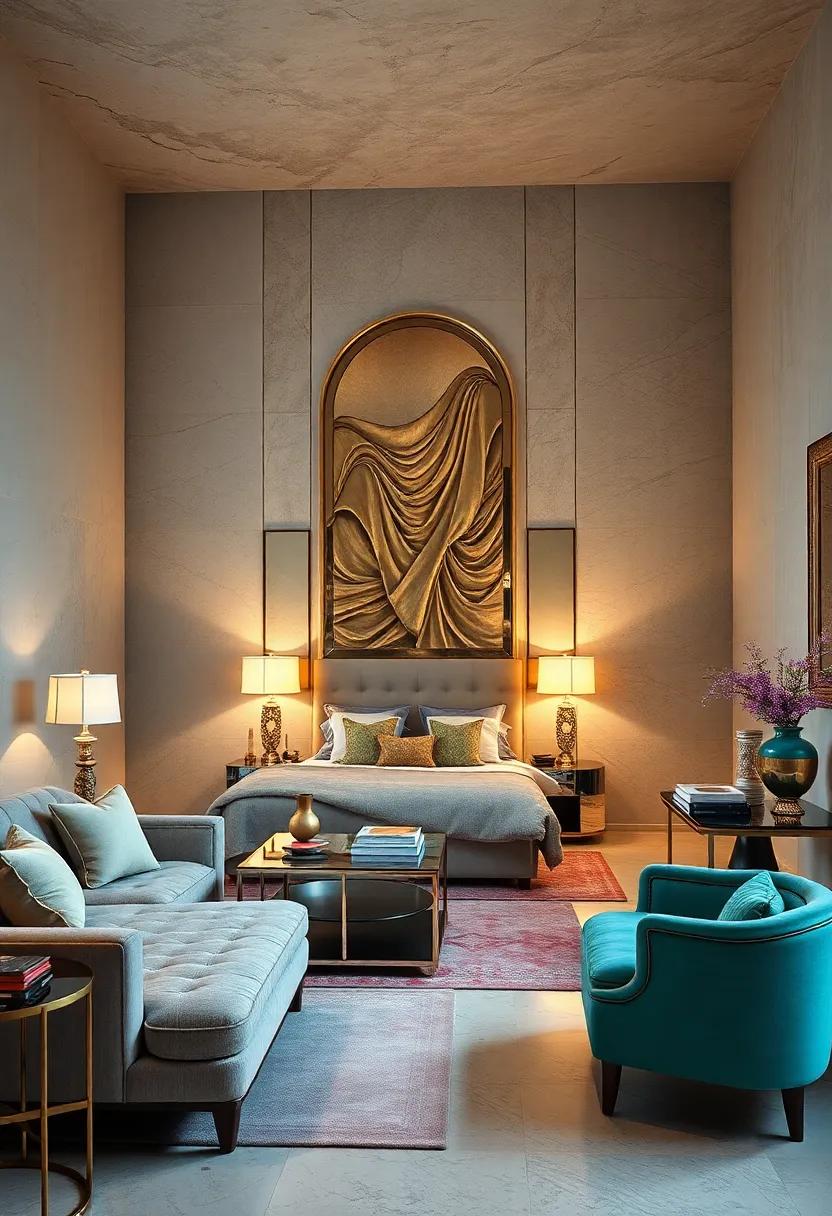 Highlight architectural details with strategically placed mirrors that not only reflect beauty but also create the illusion of a more spacious environment