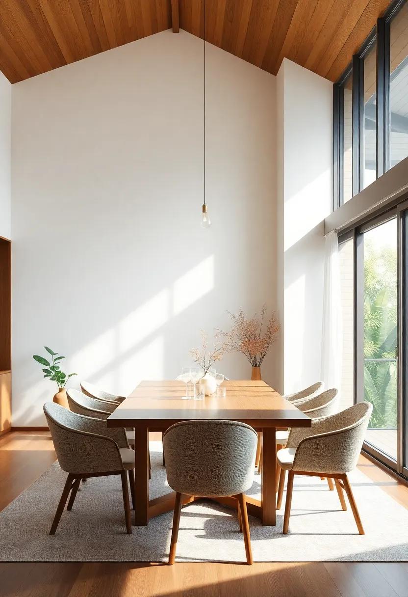 Natural Light: The Essence of peaceful Dining Space Transformation