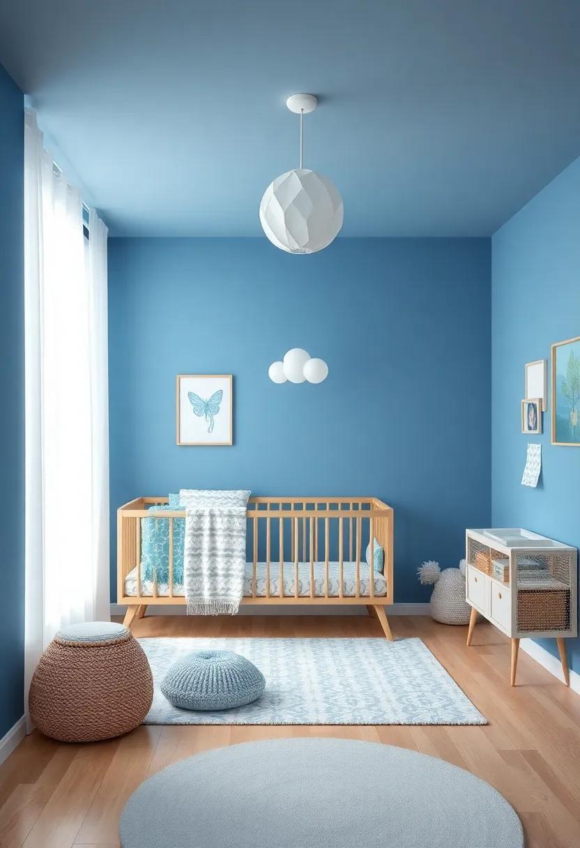 Artistic Displays Showcasing the Little One's Journey