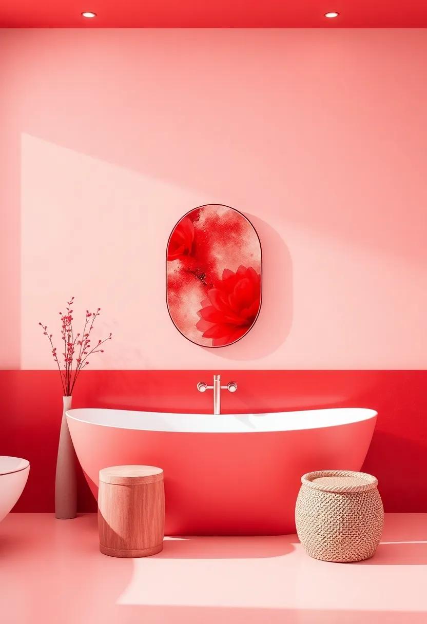 Visionary Red Inspirations from Around the World for Your bathroom Renovation