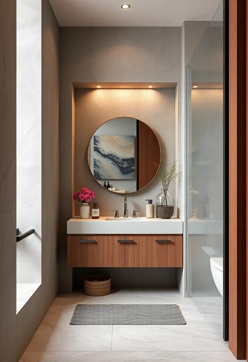 Integrated Vanity ‍Niche: Blend your​ bathroom ‍vanity with a surrounding niche for added functionality, creating a seamless unit that enhances ⁣both​ storage and visual appeal