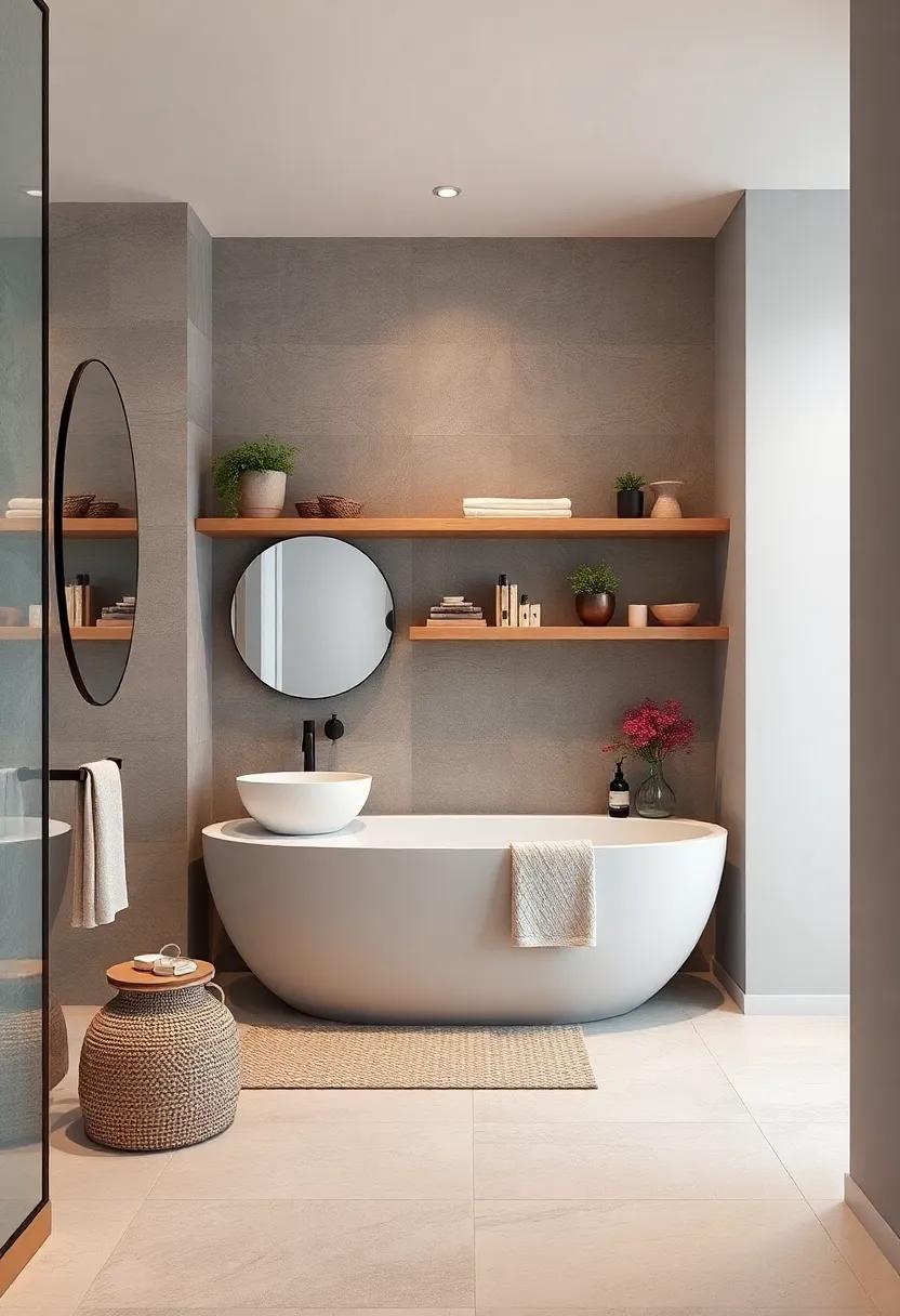 Minimalist Floating Shelves: Create a sleek, modern look with⁤ floating shelves that provide both⁣ style and storage without​ taking up floor space