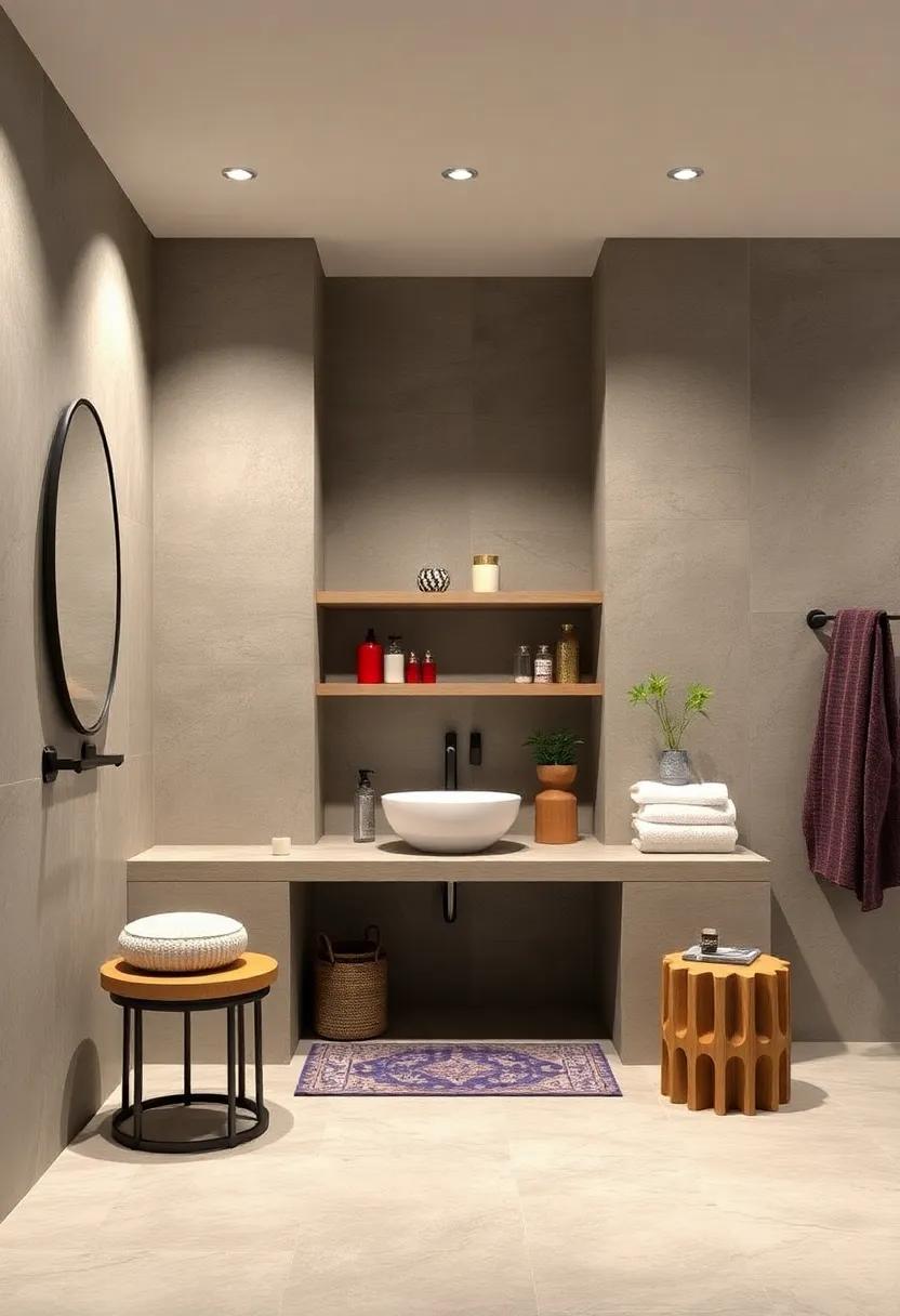 Multi-tiered Niche: ‌Maximize vertical space with a multi-tiered​ niche, offering various levels for organization, from toiletries to decorative⁢ touches