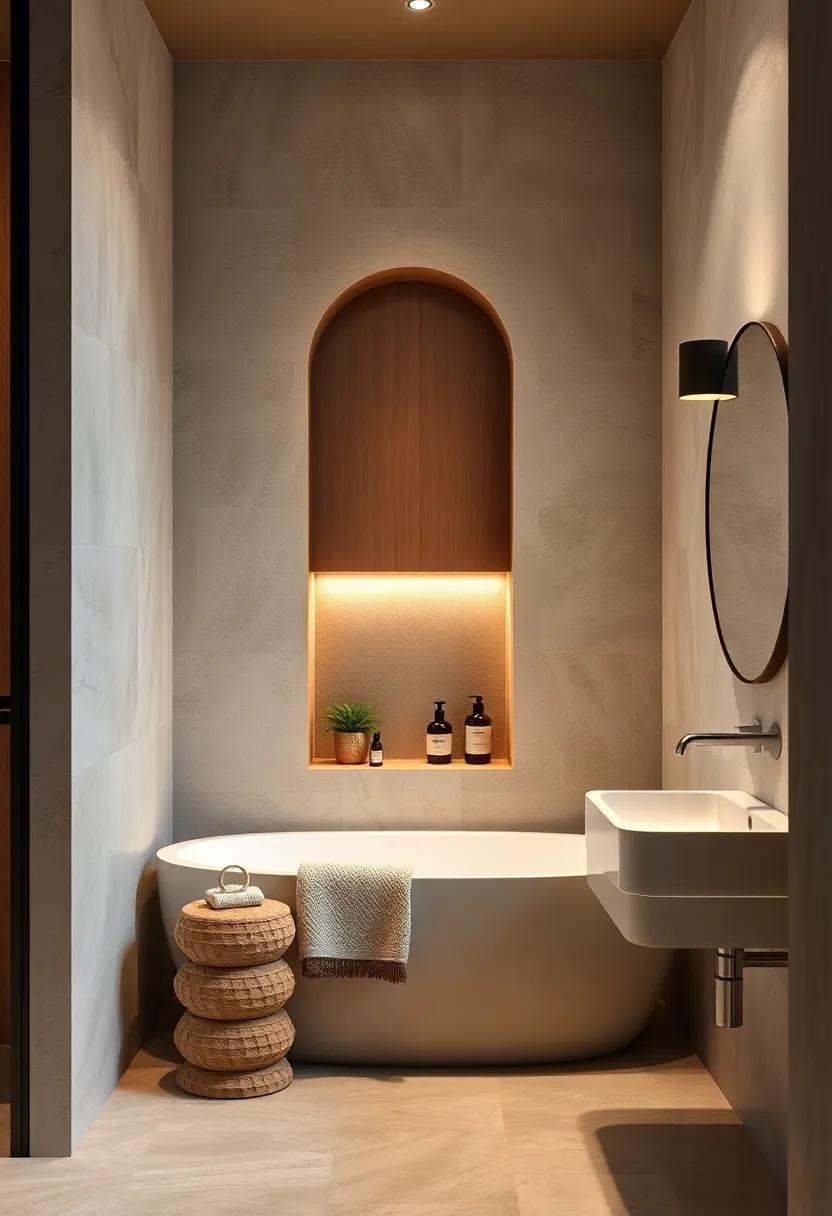 Spa-ready Essential Oil Niche: Create ‍a serene corner for essential oils and aromatherapy products, transforming your bathroom‍ into a tranquil ‌escape