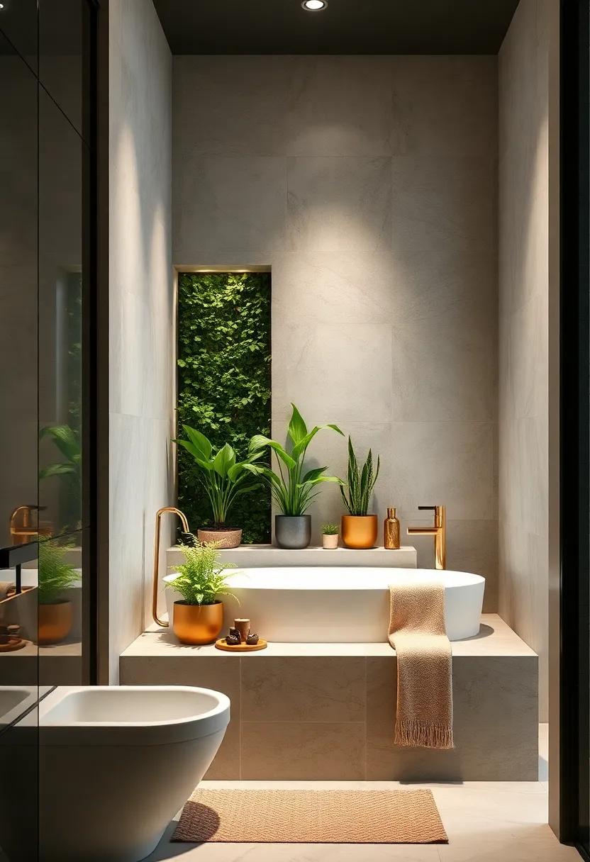 Vertical Garden Niche: Bring nature‍ indoors by ⁣designing a small wall niche for ‌planters, creating a soothing green touch⁣ that promotes relaxation and wellness