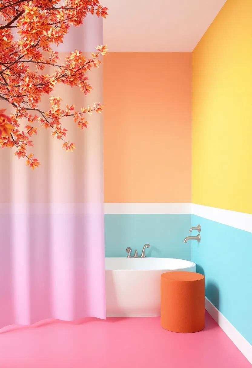 Seasonal Color Swatches: ⁣Change ​your shower decor with the seasons⁢ using vibrant ⁣colors that​ reflect autumn hues or spring pastels