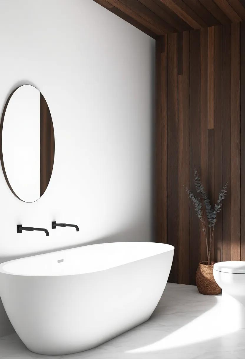 Ethereal Whites: A Bright canvas To Showcase Dark Wooden Elements