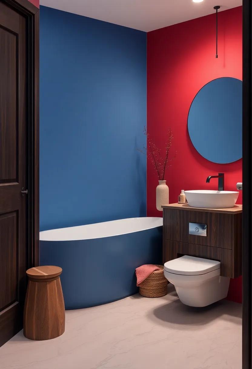 Exploring Bold And Dramatic Colors For A Stunning Contrast With Dark Wood