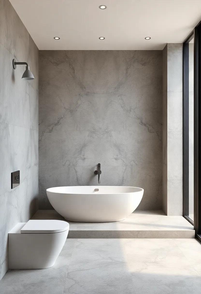 Elegant Concrete Textures That Transform Your Bathroom Aesthetics