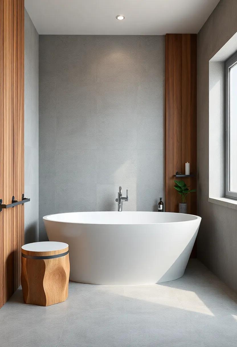 Mixing Media: Combining Concrete With Wood And Metal Elements