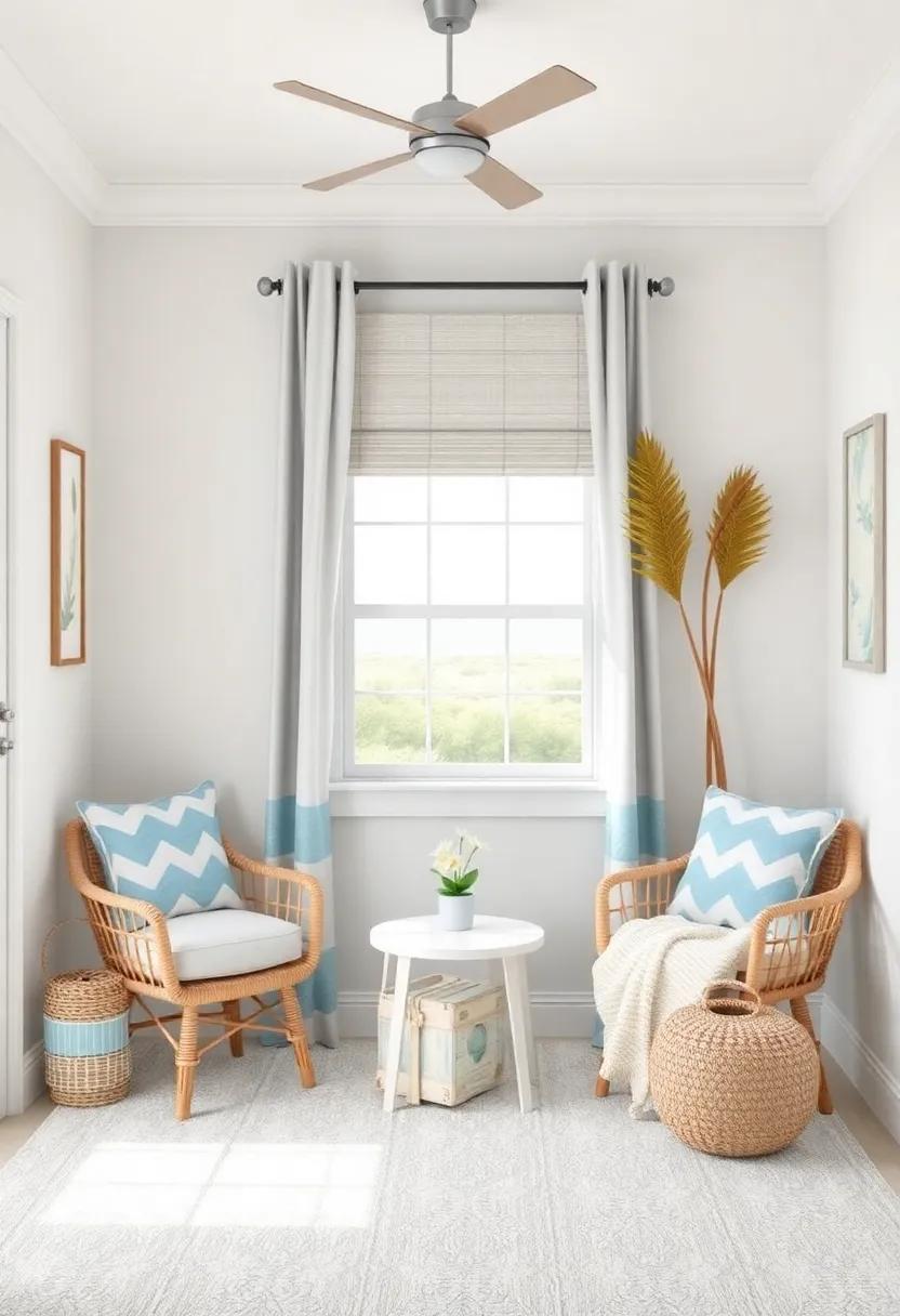 Creating an Inviting Reading Nook with a Coastal Flair