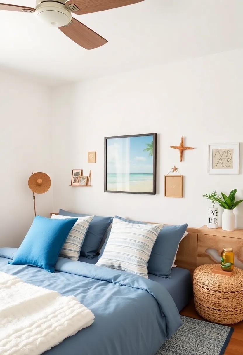 Displaying Travel Souvenirs to Enhance the Beachy Atmosphere