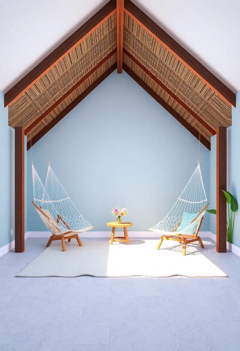 Craft a Relaxation Corner With Hammocks and Beach Chairs