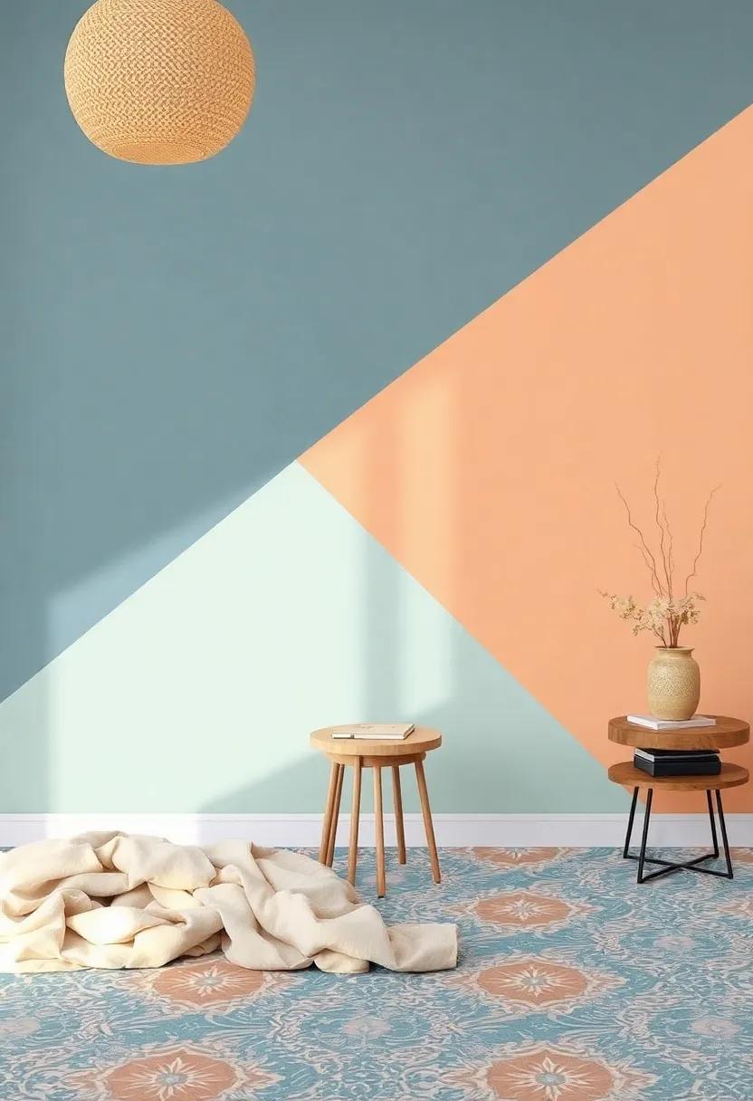 Bohemian Delight: Mixing patterns and Colors for an Eclectic Wall Style