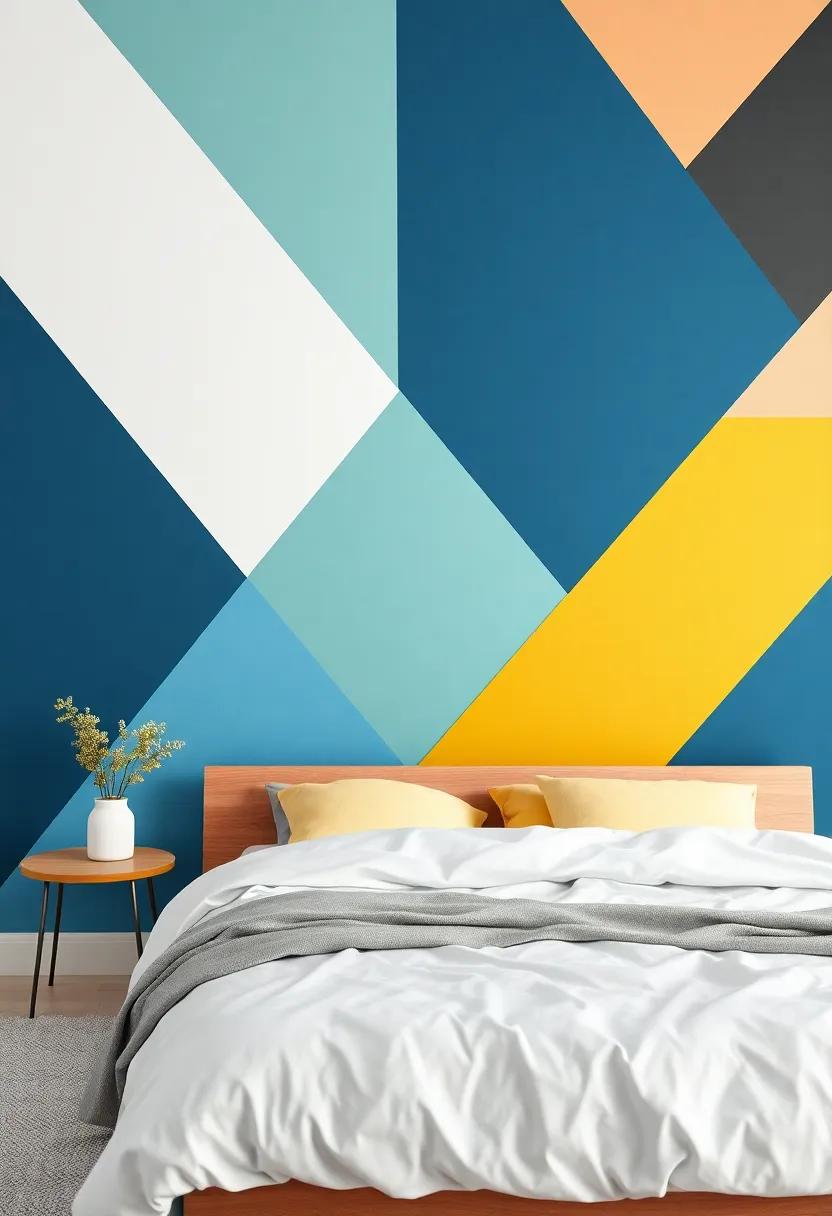 Geometric Shapes: Adding an Artistic Touch with Creative Wall Patterns