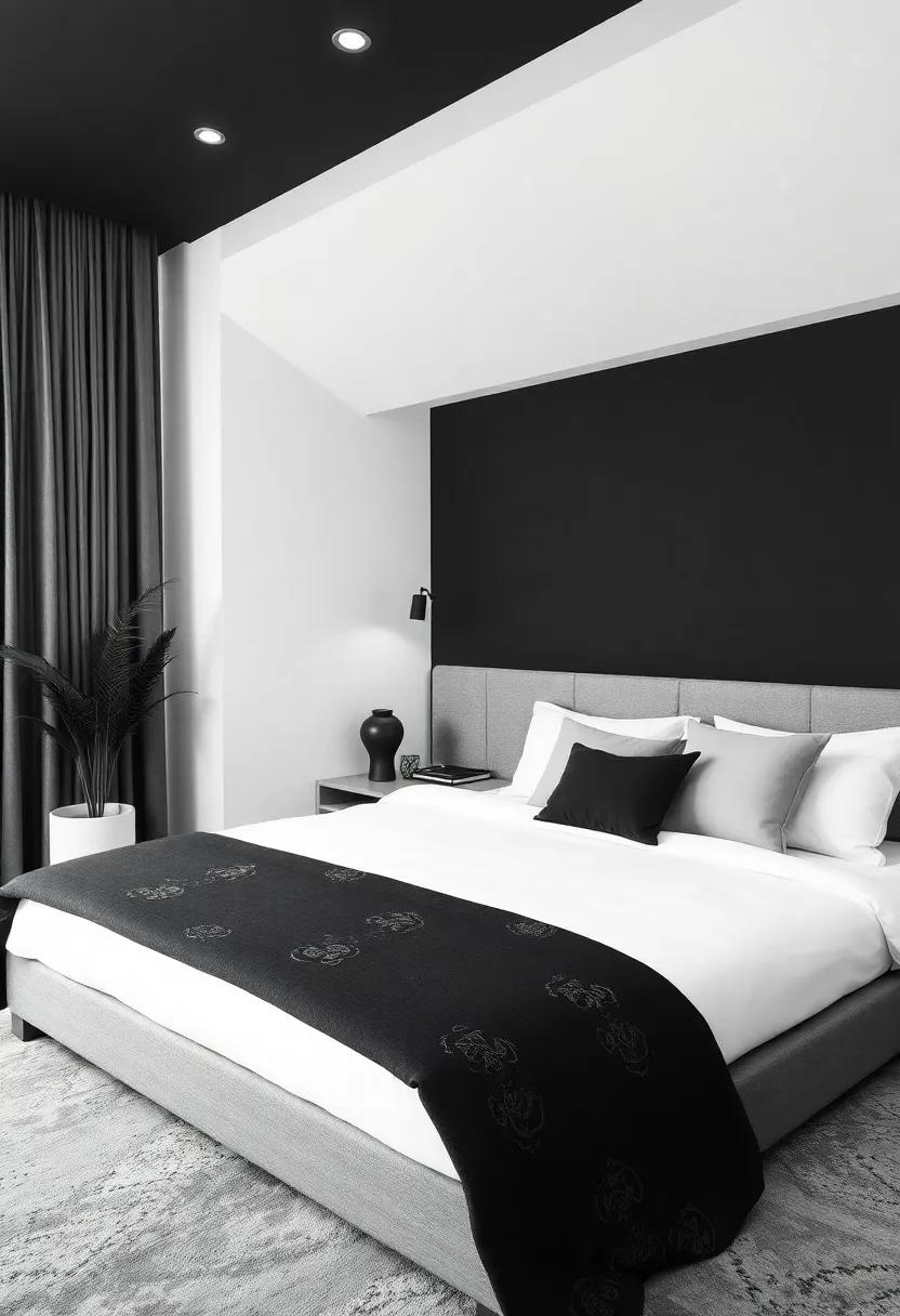 Black and White Contrast for a timeless Aesthetic