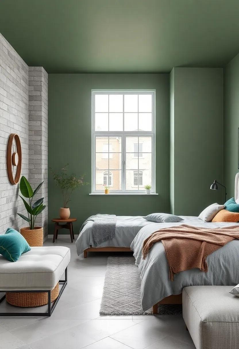 Vintage Green: This ​retro-inspired green brings character and nostalgia, making gray feel lively and⁤ inviting