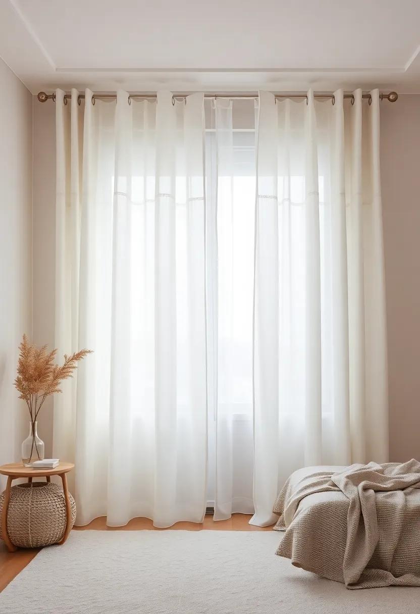 Embracing⁣ Calmness ⁣Through Soft Linen Curtains in ‍neutral Hues