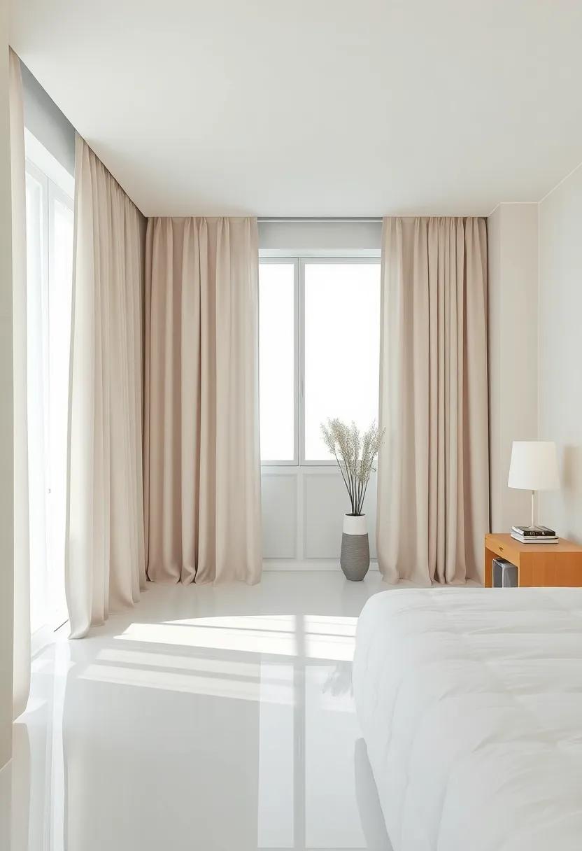 Reflective Surfaces: Utilizing Mirrors with ⁢Curtains for‌ a Spacious Feel