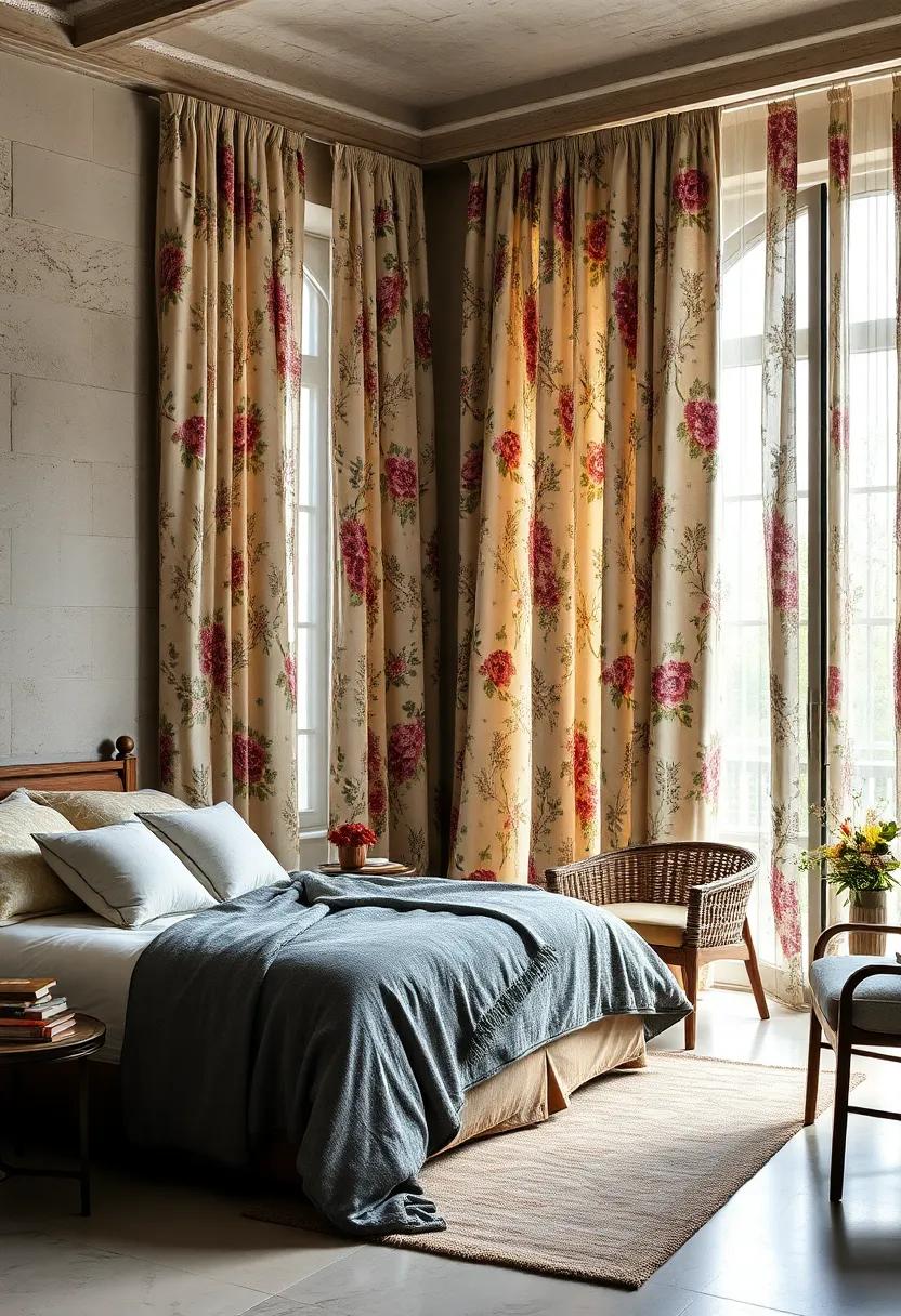 Embrace⁣ the Past: Discover⁢ how floral chintz curtains can add a touch of nostalgia and warmth to your bedroom, creating⁢ a cozy retreat steeped‍ in charm