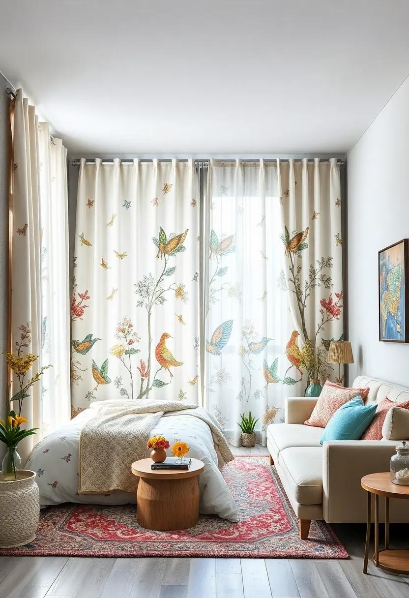 Whimsical Textiles: Explore the enchanting world ⁢of vintage storybook-themed fabric curtains that can transport ⁤you to‍ magical lands‌ each time you⁣ enter your room