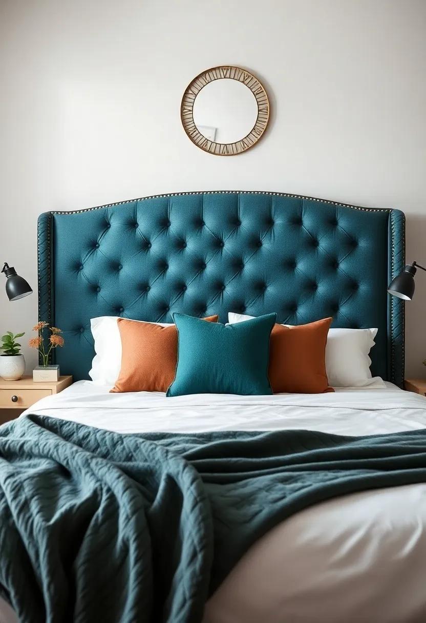 Vintage accents That Pair Beautifully With A Modern Headboard