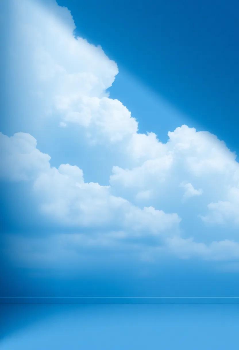 Cascading Clouds: The Impact of Aerial Blue Paint for⁣ a Lighter Space