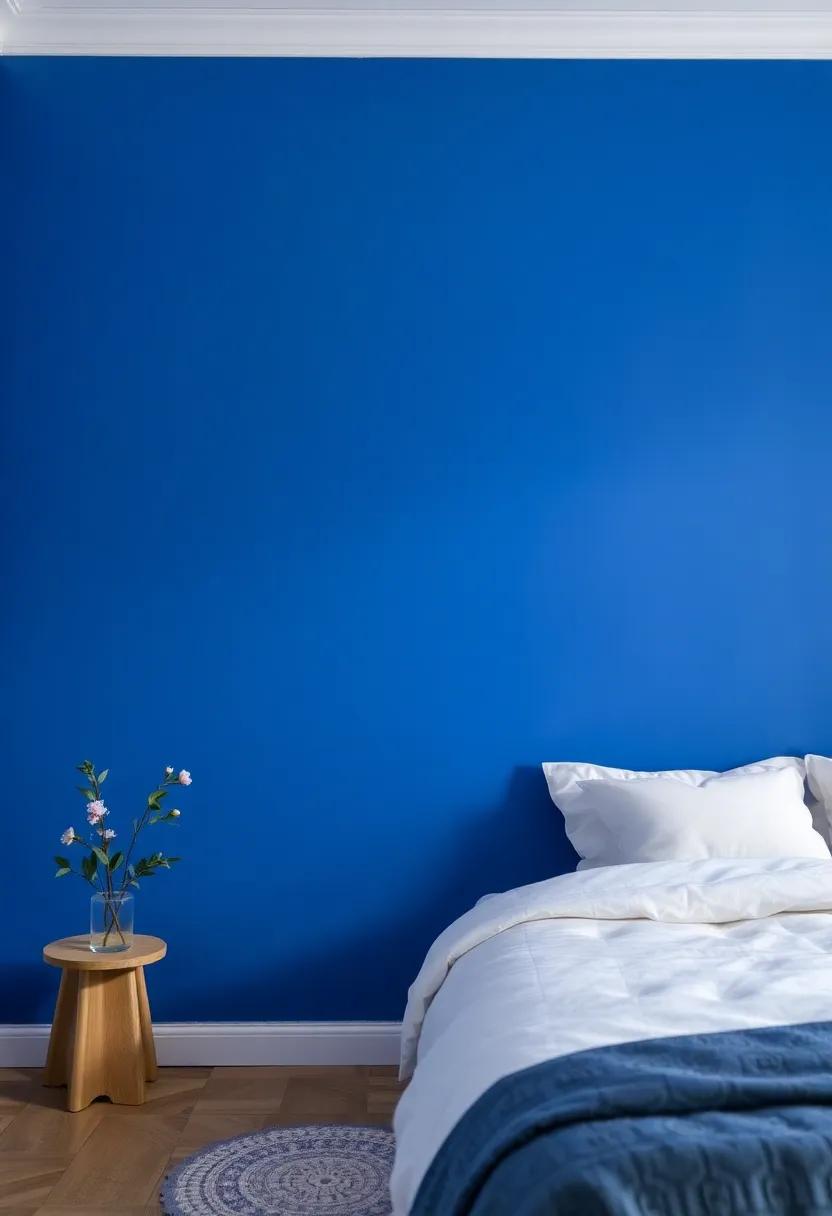 Cobalt Contrast: Dramatic Paint Choices and Their impact‌ on Your Bedroom Style