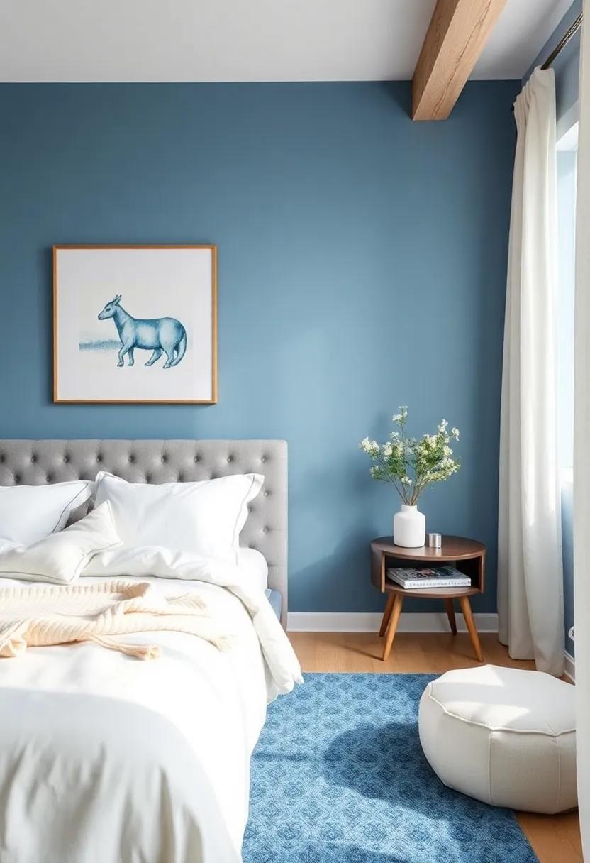 Cool Comfort: Creating a Cozy Haven with Warm Undertones of Blue
