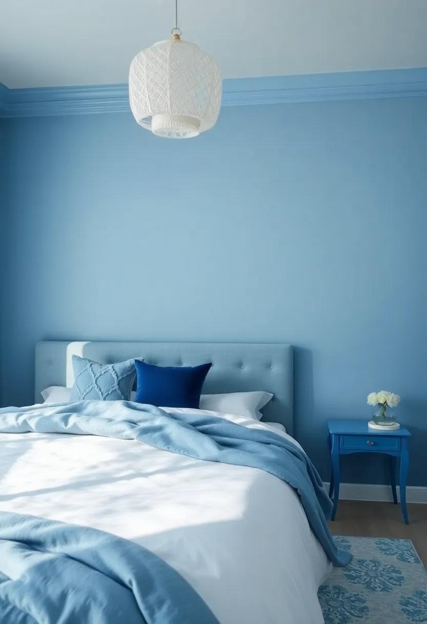 Frosted Elegance: How‌ Icy Blue Colors can Create a Chic​ Bedroom Aesthetic