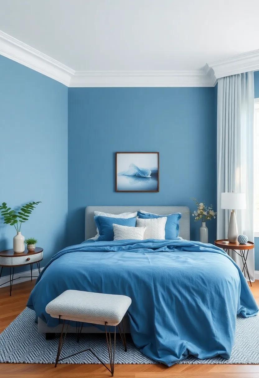Serene Sanctuary: Designing a ⁢Peaceful ​Retreat with Elegant Blue Tones
