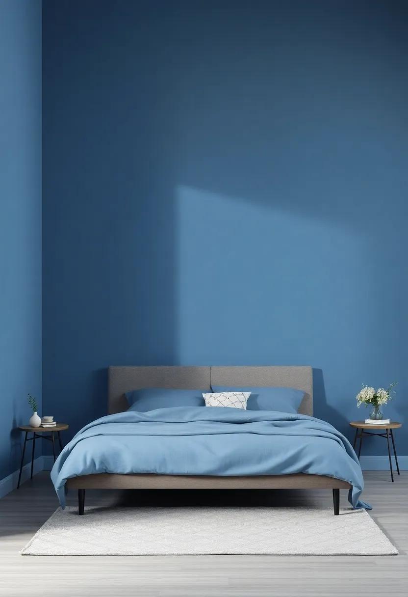 A sky of Inspiration: Incorporating Celestial Blues for Dreamy ‌Bedroom Designs